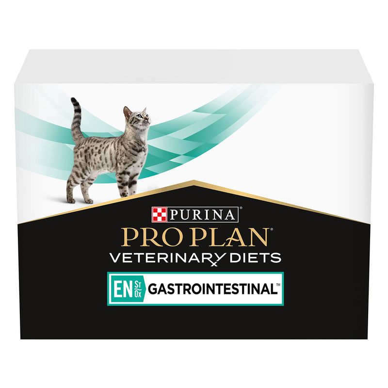Pro Plan Veterinary Diets Feline EN ST/OX Gastrointestinal 10x85g Salmone Pro Plan Veterinary Diets Feline EN ST/OX Gastrointestinal 10x85g Salmone